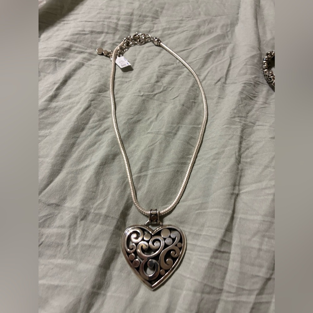 Contempo Heart Necklace Brighton LARGE